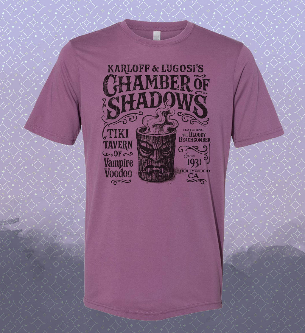 Karloff & Lugosi Chamber of Horrors T-Shirt: Vintage Style Monster Movie Tee