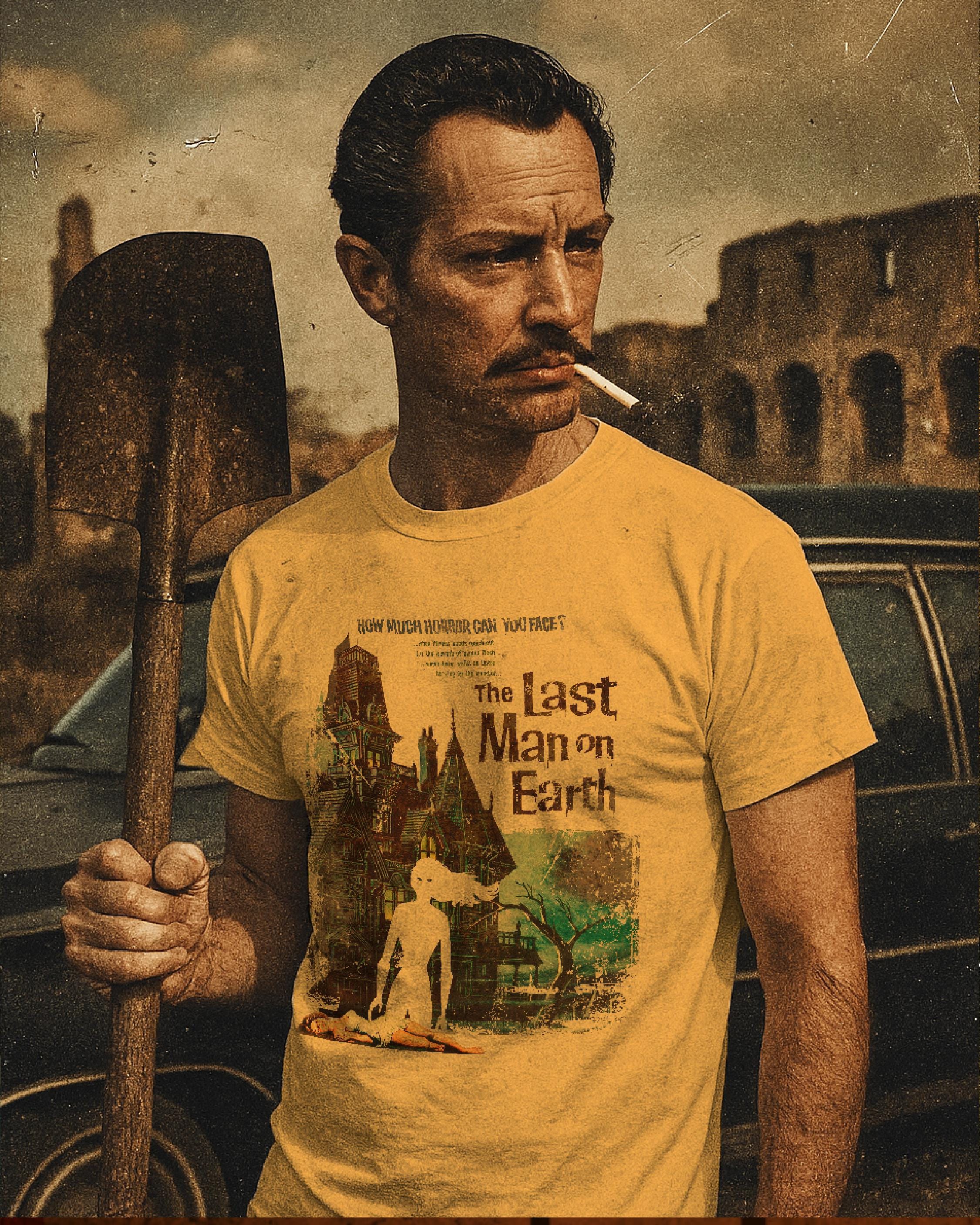 The Last Man on Earth-inspired Vintage-style T-Shirt Film Classic Terror Horror Scary Movie Tee