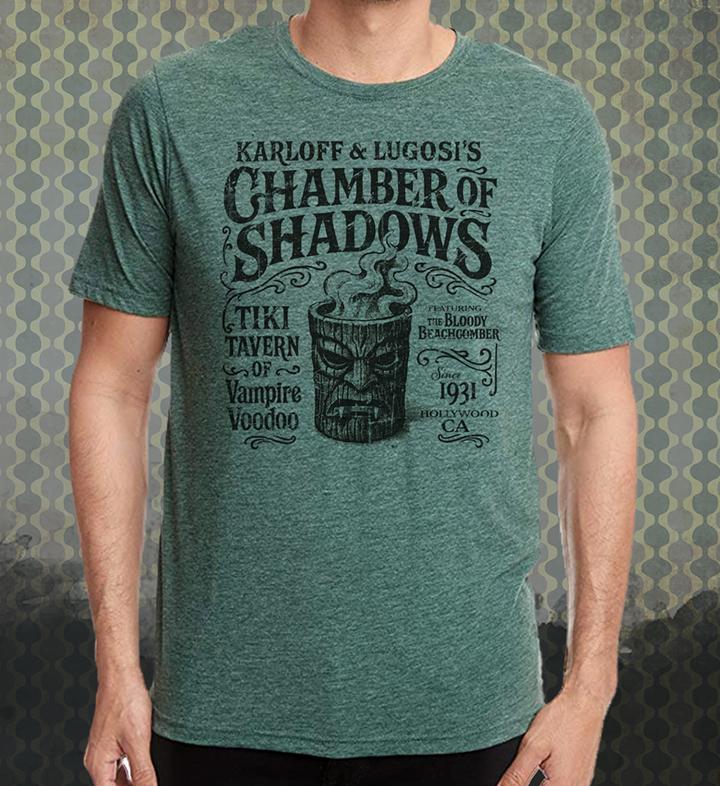 Karloff & Lugosi Chamber of Horrors T-Shirt: Vintage Style Monster Movie Tee
